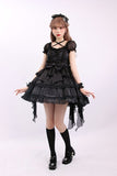 Pre-order ~ Girls' Party ~ Sweet Mini OP Lolita Dress with Bow Train by Alice Girl