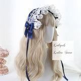 Angel's Street ~ Sweet Lolita Hairband Ruffled Headpiece with Bow