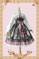 Holly School ~ Cross Printed Lolita JSK Dress by Infanta