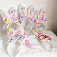 Lovely Bunny Ear Headpiece Lolita KC Headband