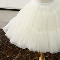 Sweet Organza Hoopless Petticoat Bridal Mini Crinoline