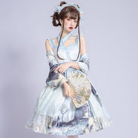 Peony Pavilion ~ Vintage Qi Style Lolita Dress Hanfu Costume by YLF
