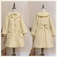 Pre-order Lolita Coat ~ Good Girl ~ Sweet Single Breasted Long Winter Coat by Alice Girl