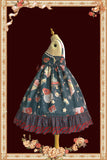 Christmas Donut ~ Sweet Printed Lolita Dress High Waisted Casual Summer Dress by Infanta