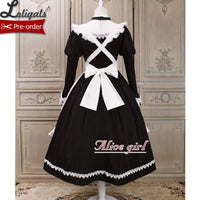 Miss Maid ~ Classic Long Sleeve Lolita Dress Maid Costume by Alice Girl ~ Pre-order