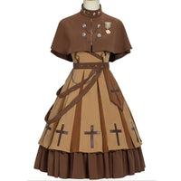 The Dawn ~ Steampunk Military Style Lolita Dress Cool Army Uniform by YLF