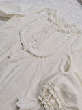Long Sleeve Lolita Blouse Ruffled Cotton Shirt for Women by Yiliya