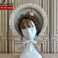 Blooming Camillias ~ Sweet Lolita Bonnet Hat by Alice Girl ~ Pre-order