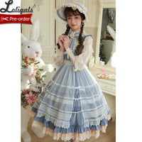 Blooming Camellias ~ Elegant Lolita JSK Dress Midi Party Dress by Alice Girl ~ Pre-order