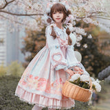 Doggies & Doughnuts ~ Sweet Lolita JSK Dress Midi Party Dress