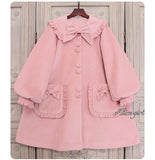 Pre-order Lolita Coat ~ Good Girl ~ Sweet Single Breasted Long Winter Coat by Alice Girl