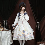 Flying Butterflies ~ Sweet Long Sleeve Lolita Dress by OCELOT