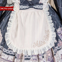 Lady's Room ~ Embroidered Lolita Apron by Alice Girl ~ Pre-order