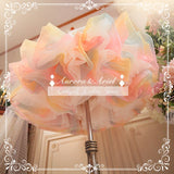 Lolita Petticoat ~ Colorful Rainbow Underskirt Organza A-line Poofy Pettiskirt