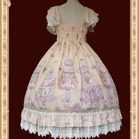 The Cake Salon ~ Sweet Lolita JSK Dress Empire Chiffon Dress by Infanta