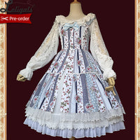 Strawberry & Plaid ~ Sweet Lolita Plaid Dress Cotton JSK Dress by Infanta ~ Pre-order