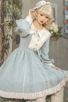 Pre-order ~ Rose Poem ~ Elegant Embroidered Long Sleeve Lolita Dress by Alice Girl