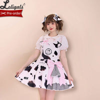 Pre-order ~ Sweet Milk ~ Lolita Bow Hair Clips by Alice Girl