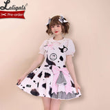 Pre-order ~ Sweet Milk ~ Lolita Bow Hair Clips by Alice Girl