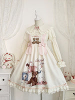 Pre-order ~ Sheep & Bear ~ Sweet Casual Lolita JSK Dress by Alice Girl