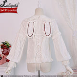 Strawberry & Rabbit ~ Lovely Long Sleeve Lolita Blouse by Alice Girl ~ Pre-order