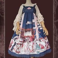 Evil Spirit ~ Empire Waist Long Lolita JSK Dress by Infanta
