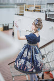 Ring Bells Far Away ~ Sweet High Waist Lolita OP Dress by Infanta