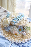 Sunflower ~ Sweet Lolita Straw Hat Beautiful Sunhat by Alice Girl ~ Pre-order