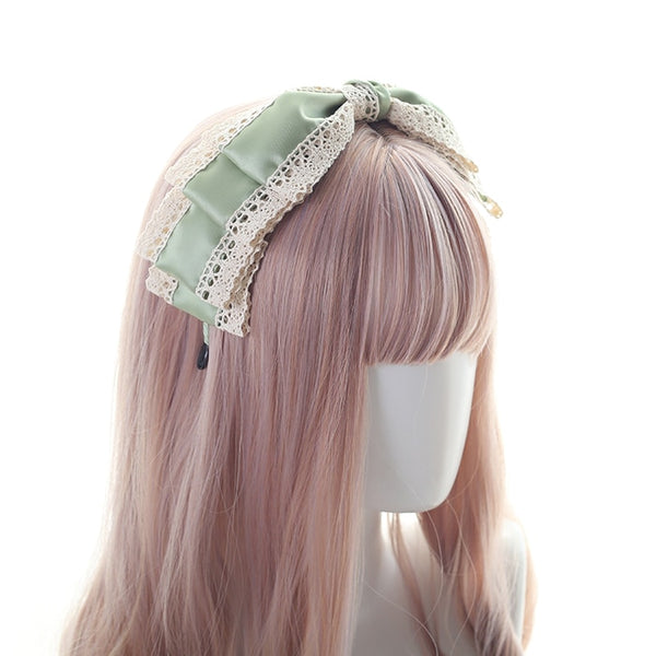 Classic Lolita KC Sweet Hairband with Bow Decor