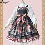 Holly School ~ Cross Printed Lolita JSK Dress by Infanta