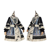 Birds in the Mirror ~ Vintage Long Sleeve Lolita Dress Luxury Party Dress