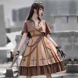 The Dawn ~ Steampunk Military Style Lolita Dress Cool Army Uniform by YLF