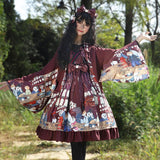 Fireworks Show ~ Kimono Style Lolita Cardigan by Magic Tea Party