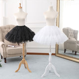 Short Hoopless Lolita Underskirt Tutu Crinoline Petticoat