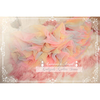 Lolita Petticoat ~ Colorful Rainbow Underskirt Organza A-line Poofy Pettiskirt
