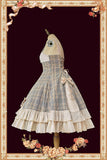Old Day Memory ~ Elegant Plaid Lolita JSK Dress by Infanta