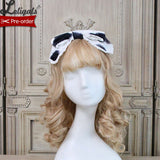 Cow Print Lolita Headbow Sweet Headband by Alice Girl ~ Pre-order