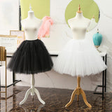 Puffy Tutu Petticoat 55cm Mesh Hoopless Lolita Underskirt