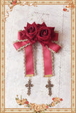 Sweet Lolita Rose Brooch/Hair Clip by Infanta