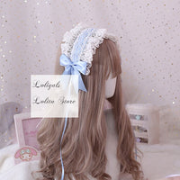 The Goddess of Love ~ Sweet Lolita Headband Ruffled Lace Hairband with Clip