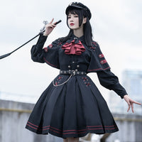 Military Officer ~ Cool Lolita JK Uniform Skirt and Shirt Set by YLF