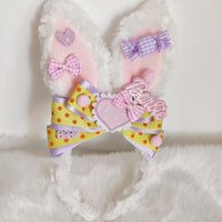 Lovely Bunny Ear Headpiece Lolita KC Headband