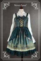 Mystery Arabian Night Printed Sleeveless Lolita Jumper Skirt for Girl