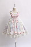 Returning Crane ~ Printed Kimono Style Lolita JSK Dress by Alice Girl ~ Pre-order