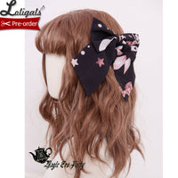 Chocolate Bunny ~ Sweet Lolita Hair Bow Hairpin by Magic Tea Party ~ Pre-order