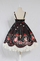 Cage in Dream ~ Sweet Lolita JSK Dress Printed Sleeveless Party Dress by Alice Girl ~ Pre-order