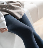 2019 Autumn Winter Compression Tights 800D Warm Thick Fleece Lined Pantyhose