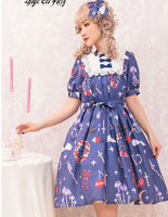The Little Devil ~ Short Sleeve Lolita OP Dress by Magic Tea Party ~ Pre-order