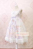 Sweet Lolita Casual Dress ~Angel's Book Printed Midi Dress by Alice Girl ~ Pre-order