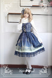 Mystery Arabian Night Printed Sleeveless Lolita Jumper Skirt for Girl